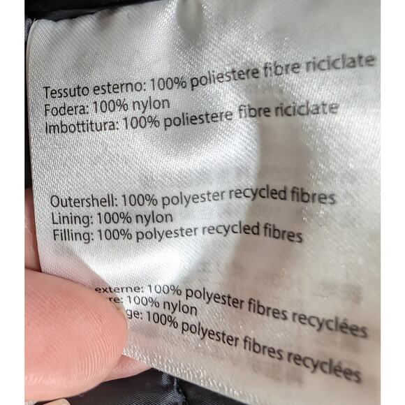 Save The Duck Laila Reversible Faux Fur Puffer Jacket Black Size M - Picture 8 of 9